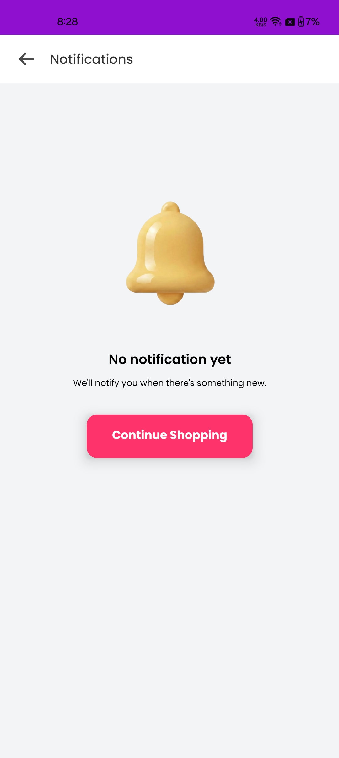 Notifications screenshot